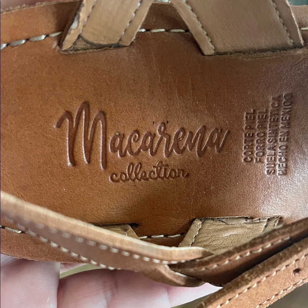 Brown Leather Sandals - Picture 3 of 4